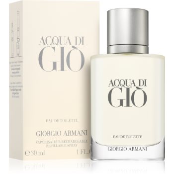 Armani Acqua di Giò Eau de Toilette reincarcabil pentru bărbați - imagine 3